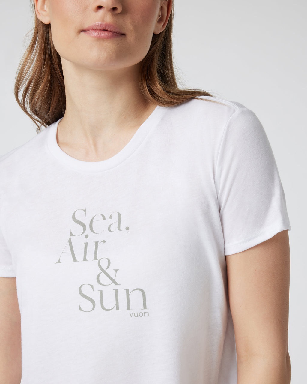 Sea Air and Sun Tee | White