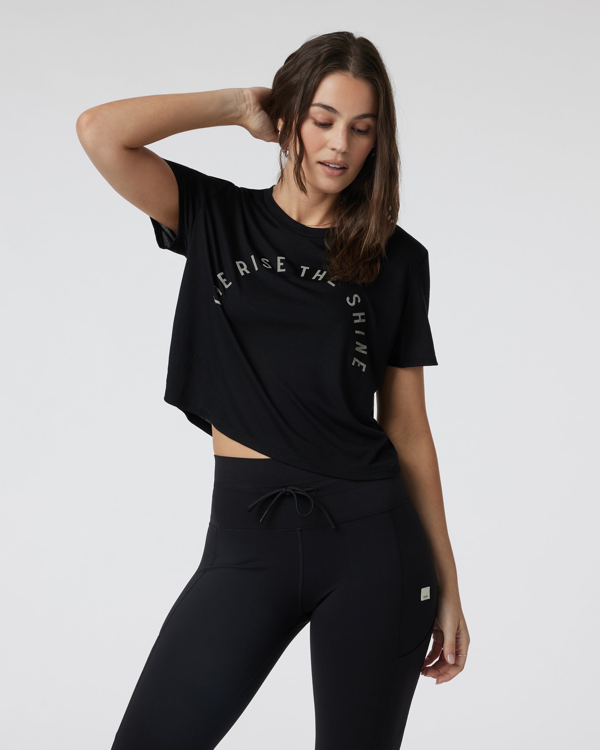 The Rise The Shine Tee | Black