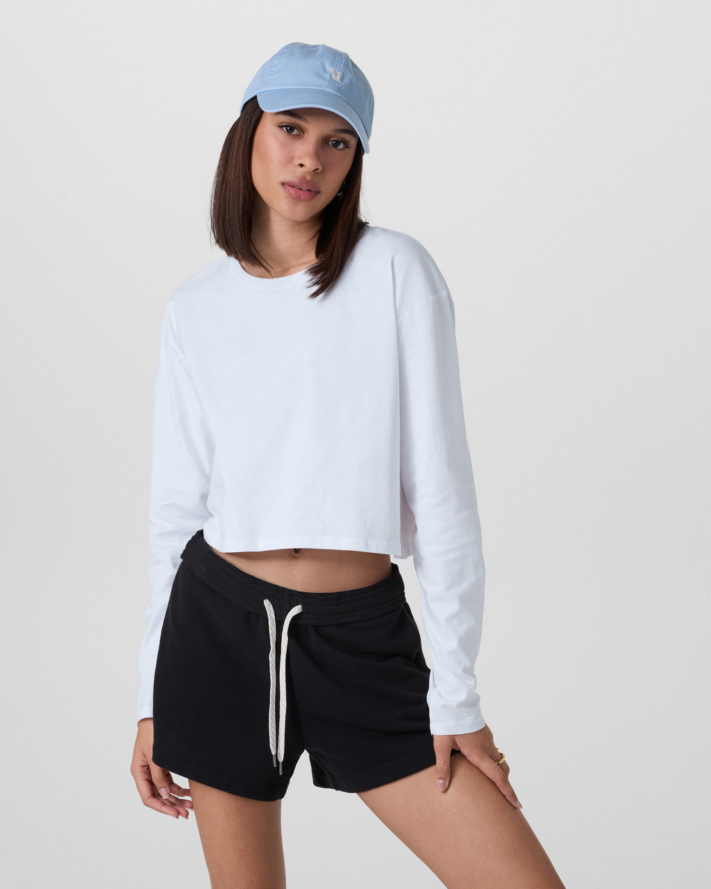 The Rise The Shine Long Sleeve Tee | White