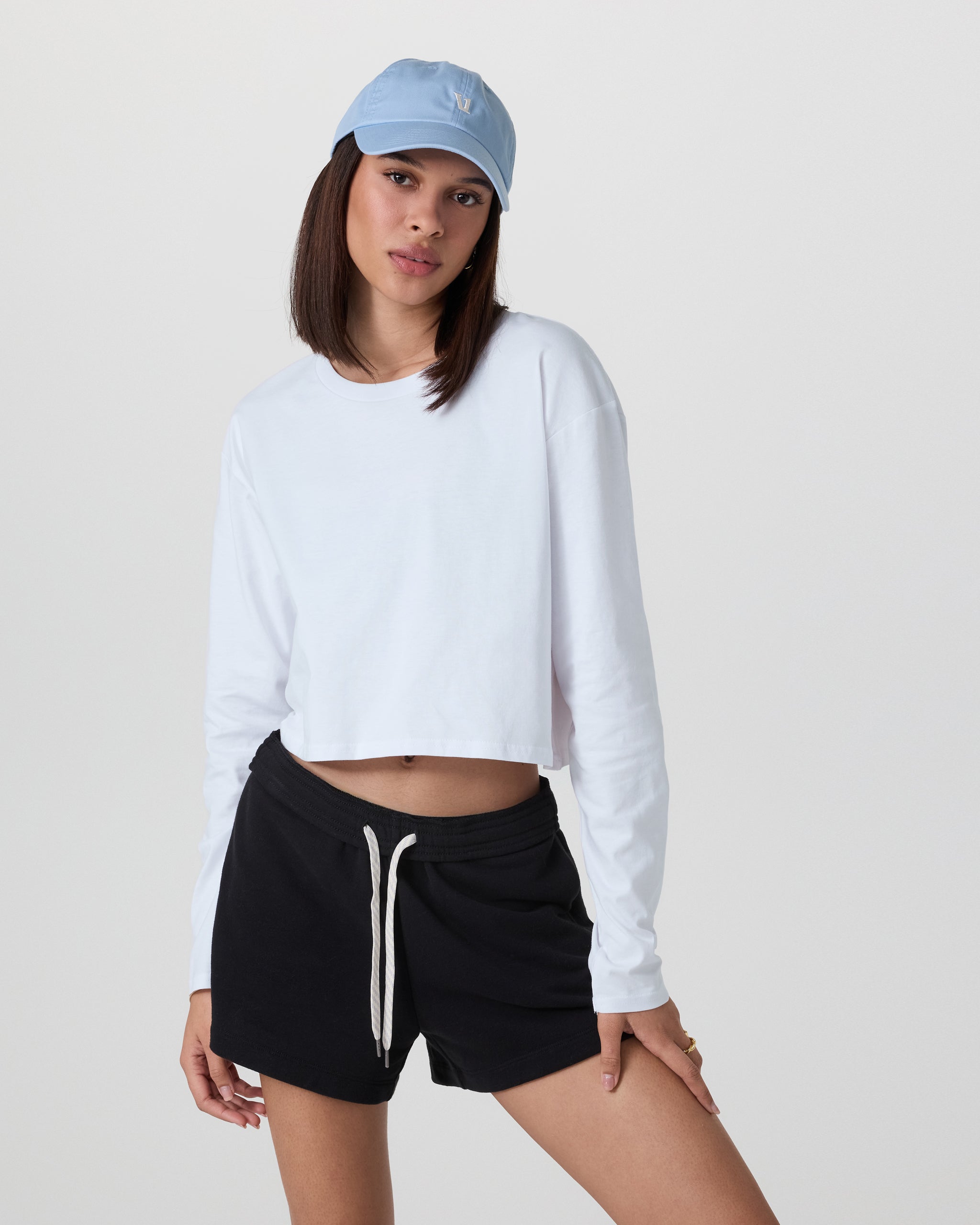 The Rise The Shine Long Sleeve Tee | White