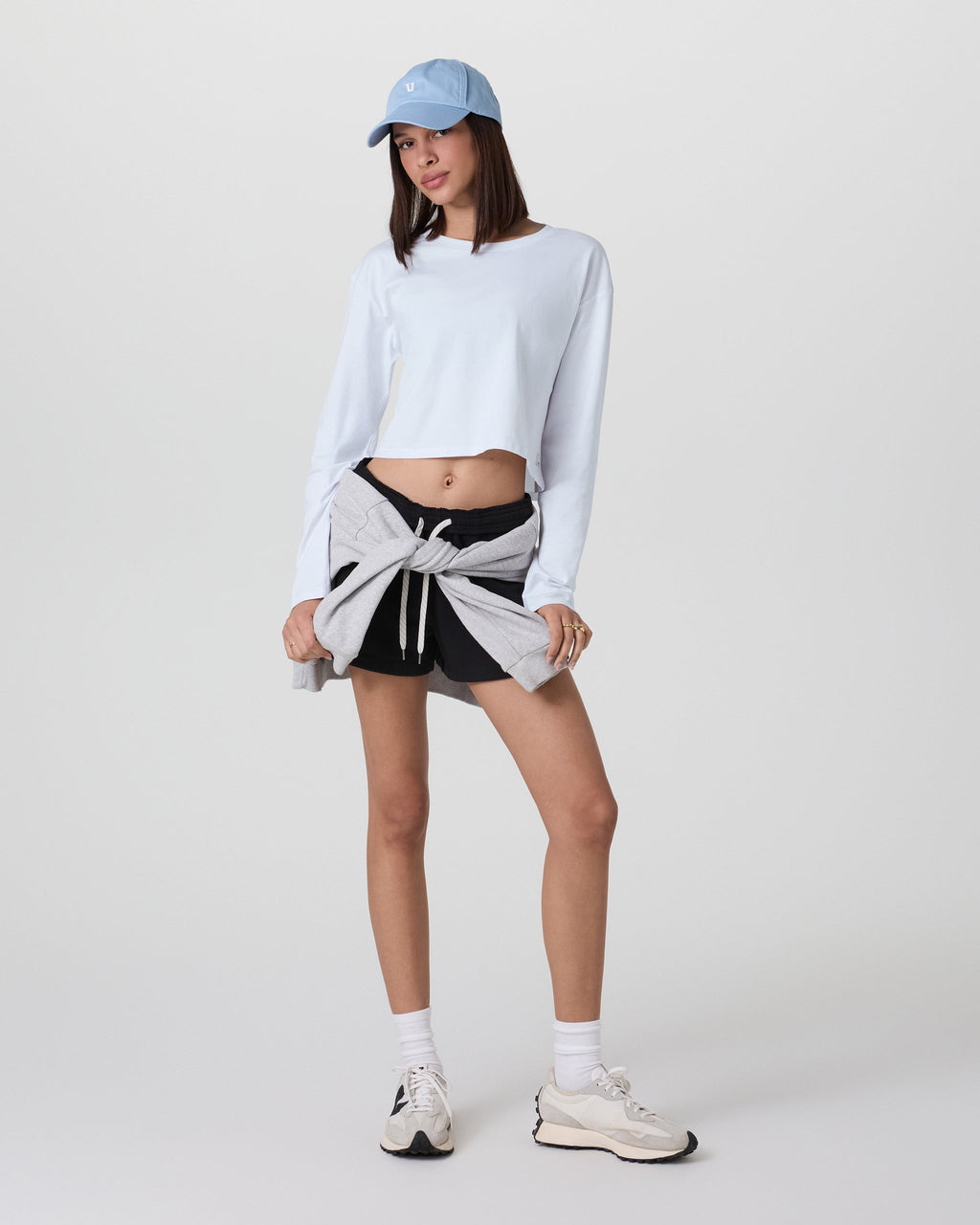 The Rise The Shine Long Sleeve Tee | White