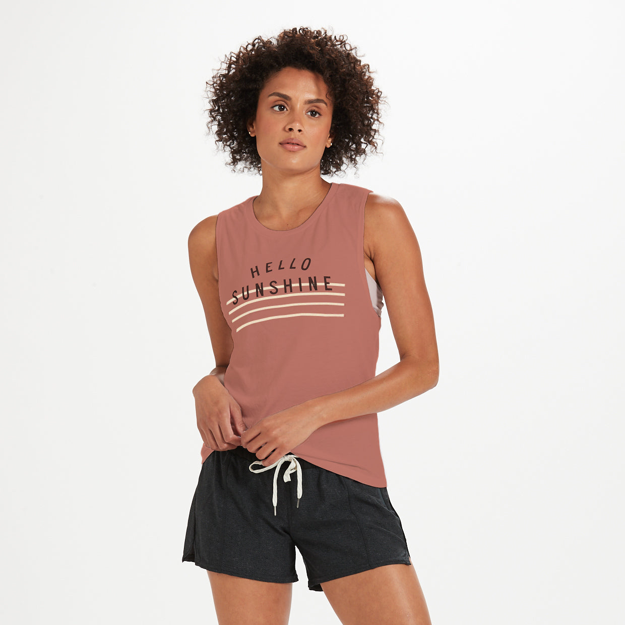 Hello Sunshine Tank | Mauve