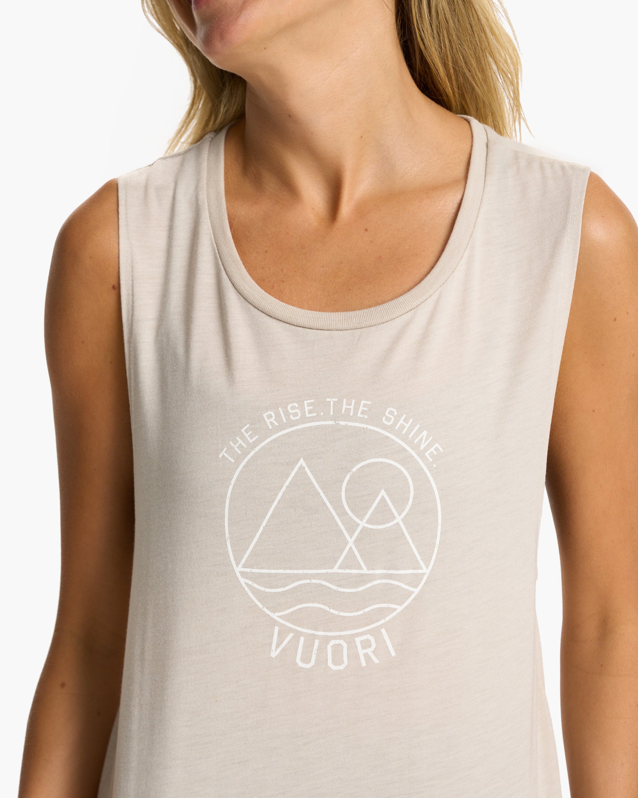 The Rise The Shine Tank | Heather Dust
