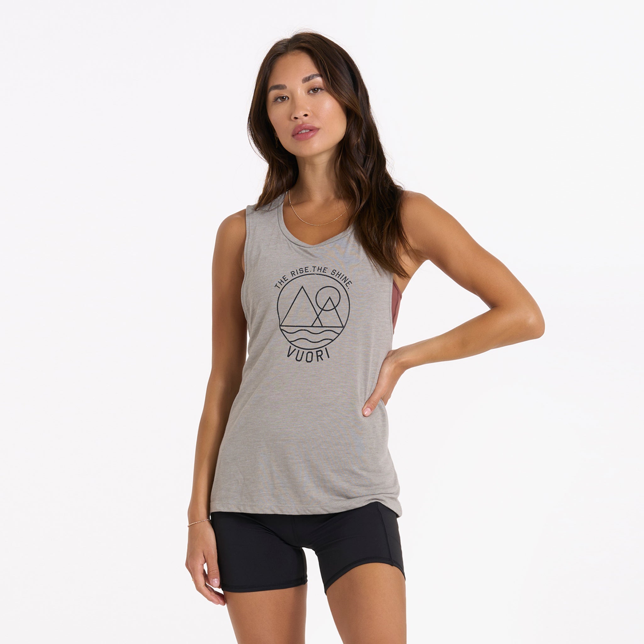 The Rise The Shine Tank | Light Oregano