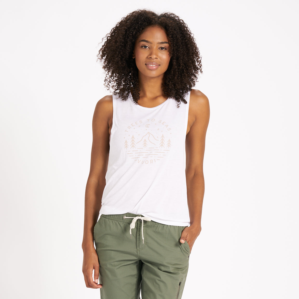 Trees to Seas Tank | White
