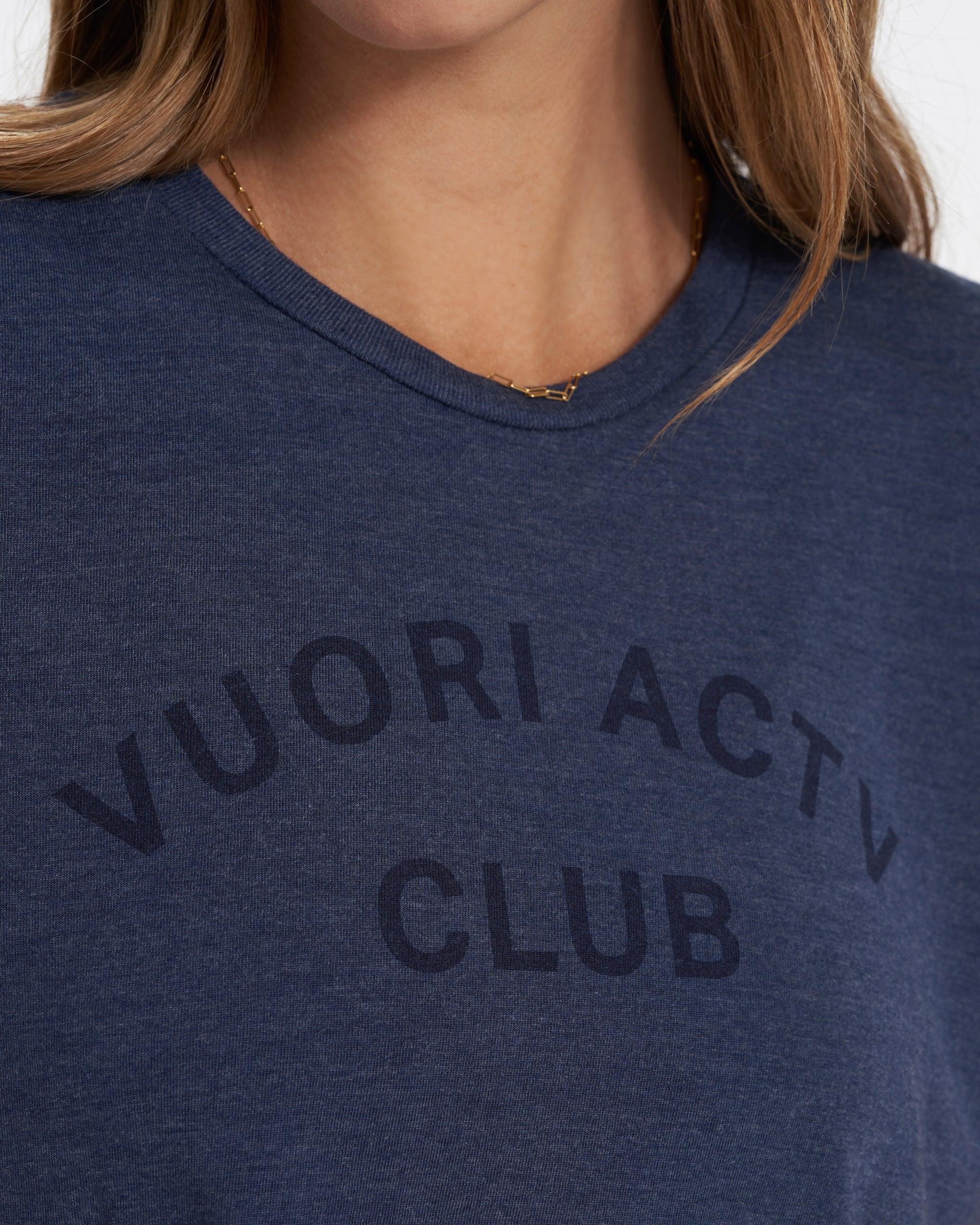 ACTV Club Tee | Navy Heather
