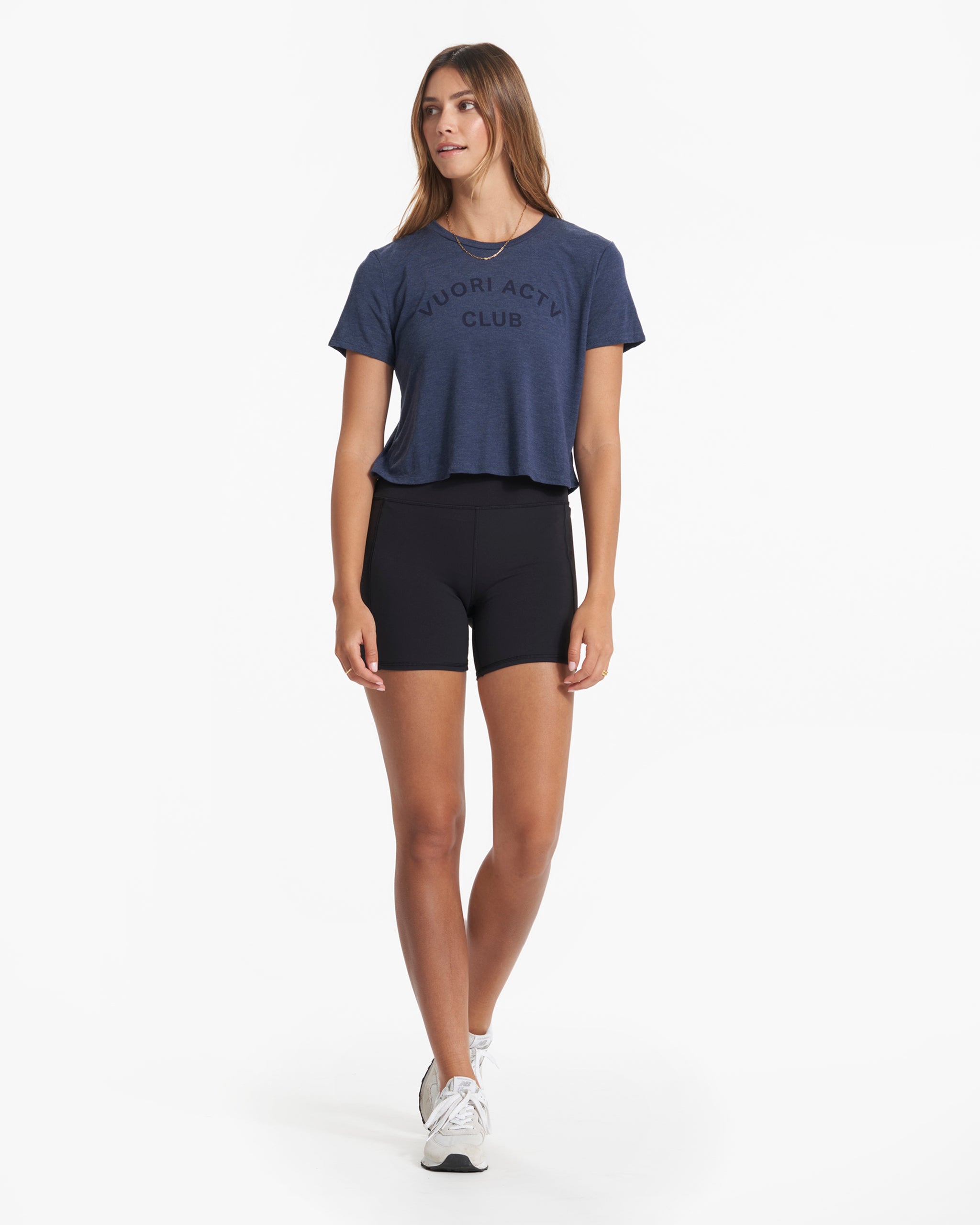 ACTV Club Tee | Navy Heather