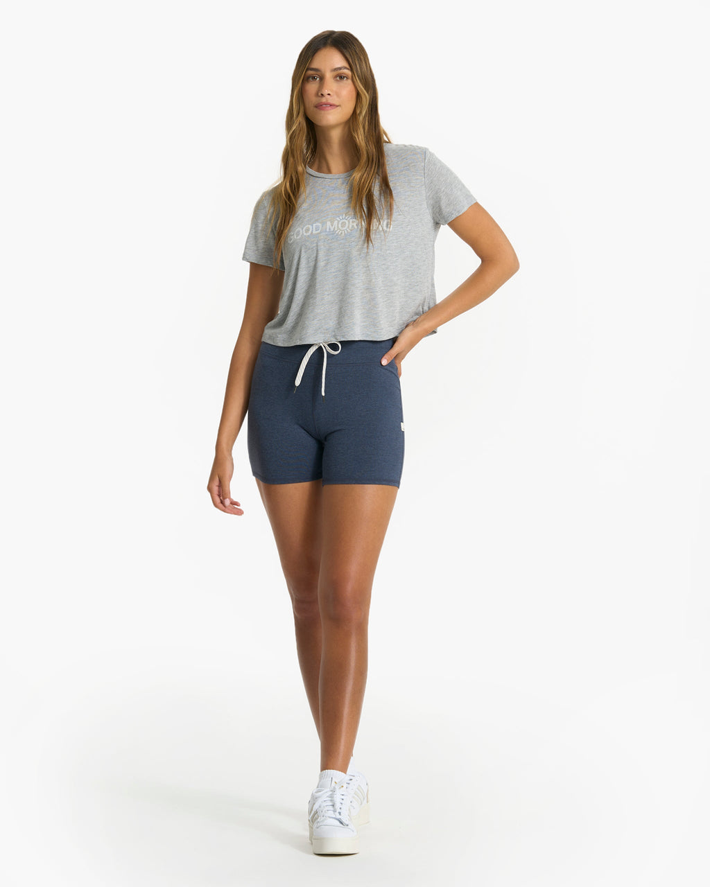 Good Morning Tee | Heather Grey