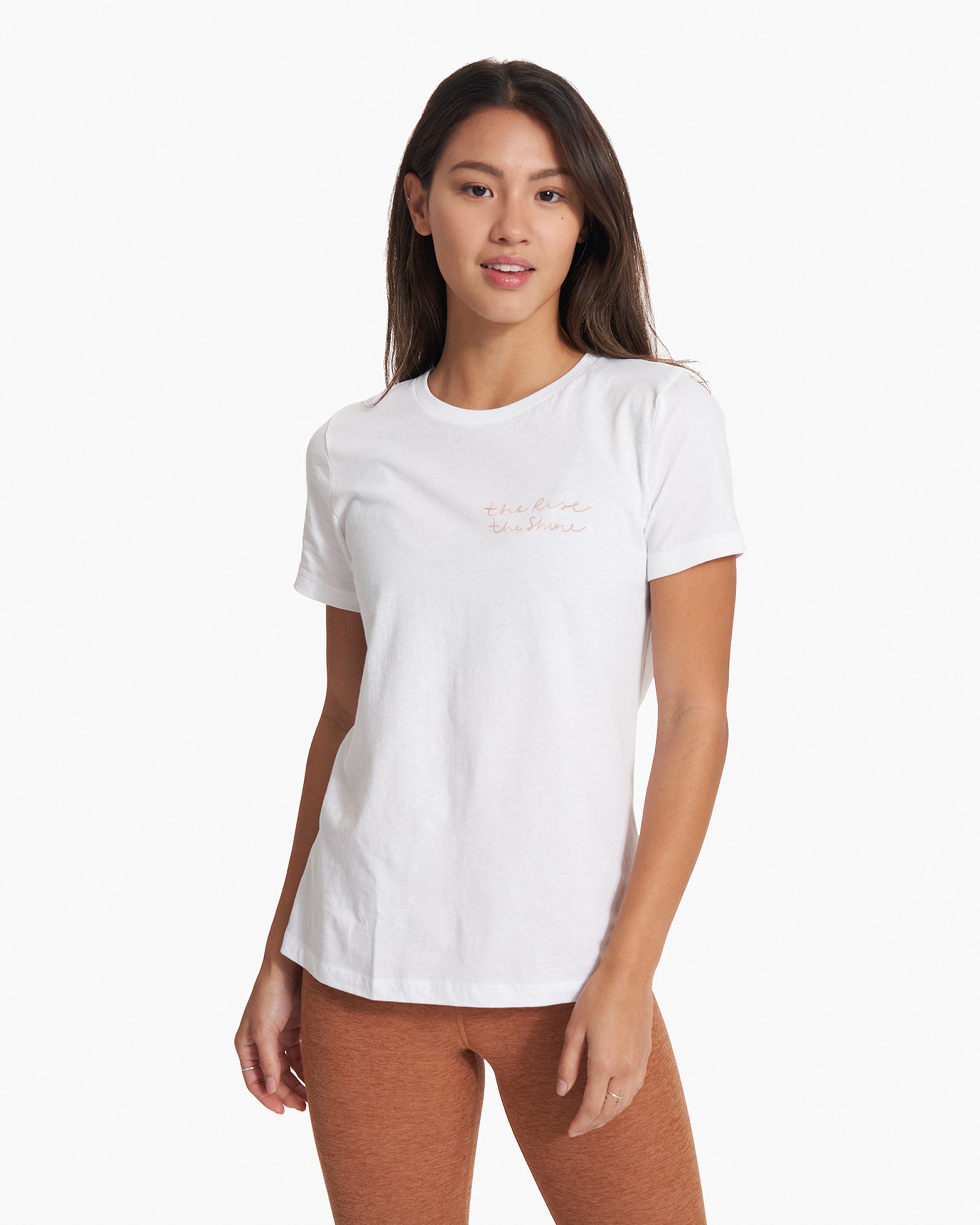Script Tee | White