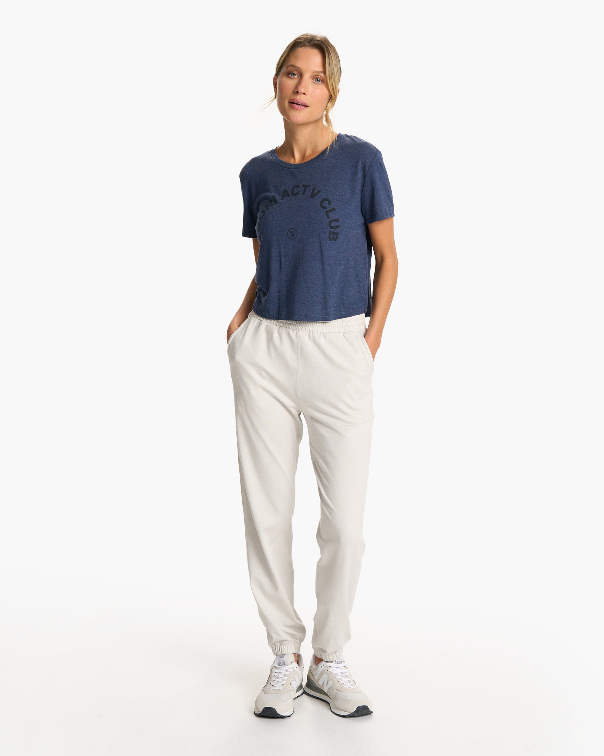 ACTV Club Tee 2.0 | Heather Navy
