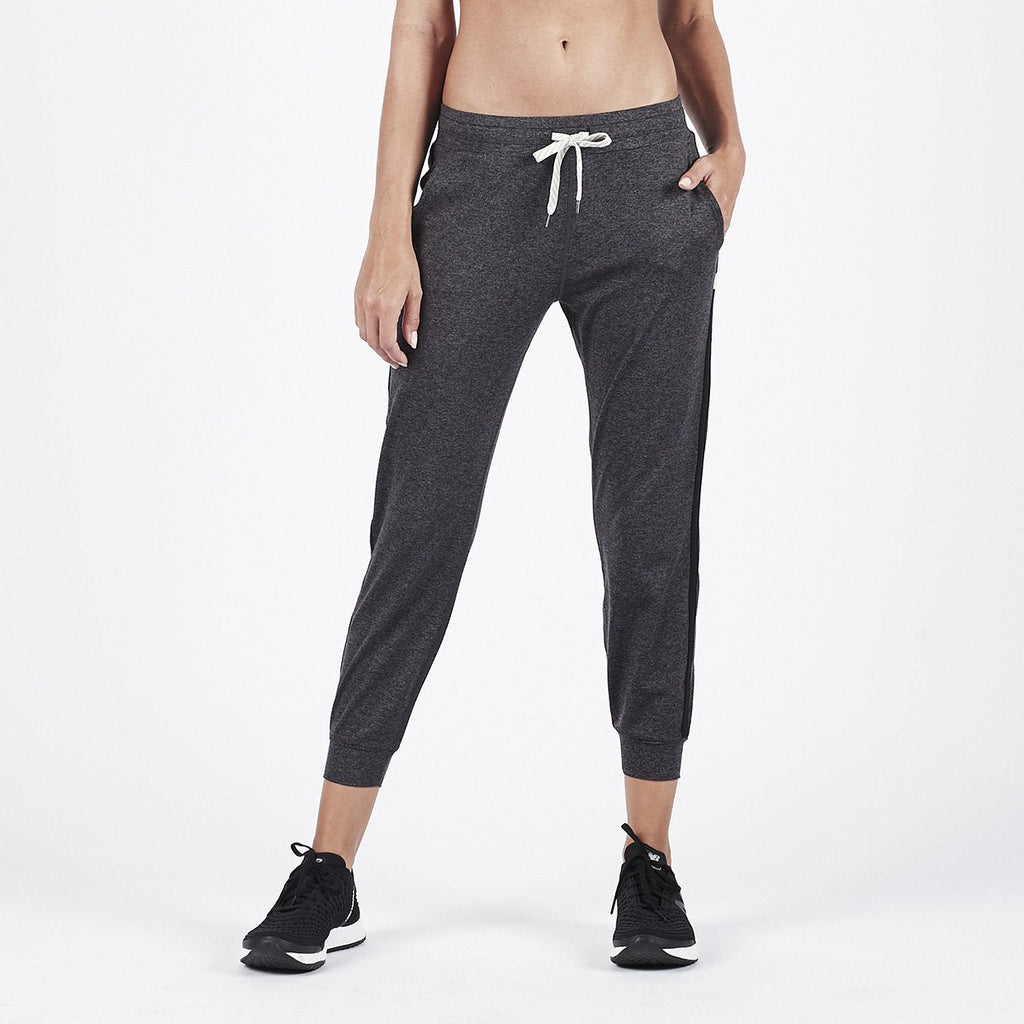 Performance Jogger | Charcoal Heather Stripe