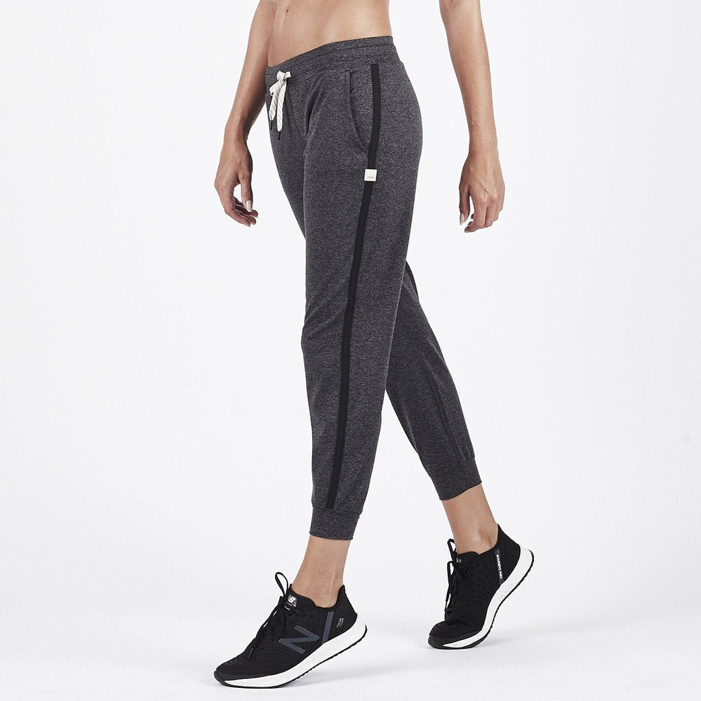Performance Jogger | Charcoal Heather Stripe